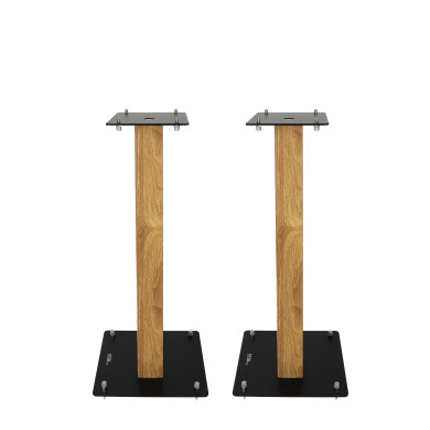 Pieds d'Enceintes Par Paire - Finition Bois