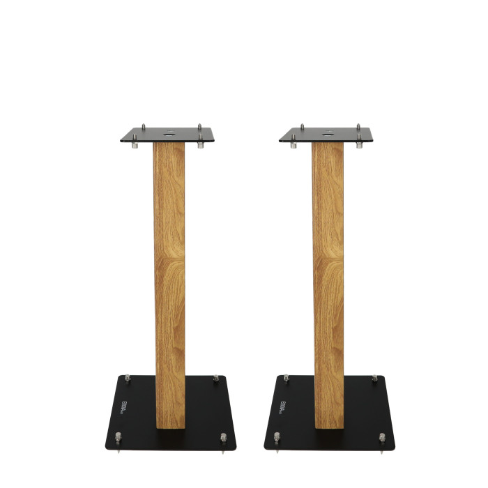 Pieds d'Enceintes Par Paire - Finition Bois
