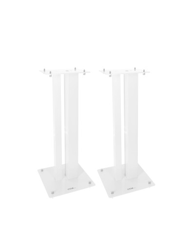 Pieds d'Enceintes Par Paire - Finition Blanc