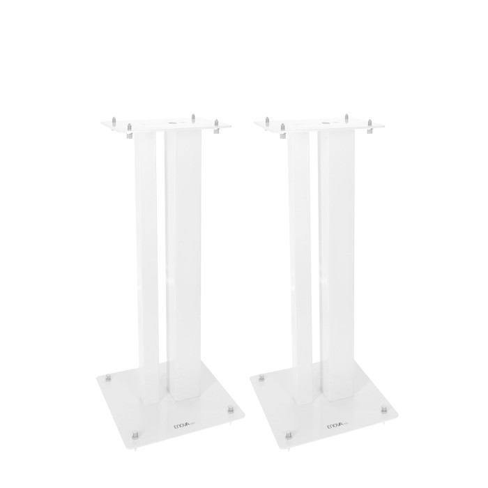 Pieds d'Enceintes Par Paire - Finition Blanc