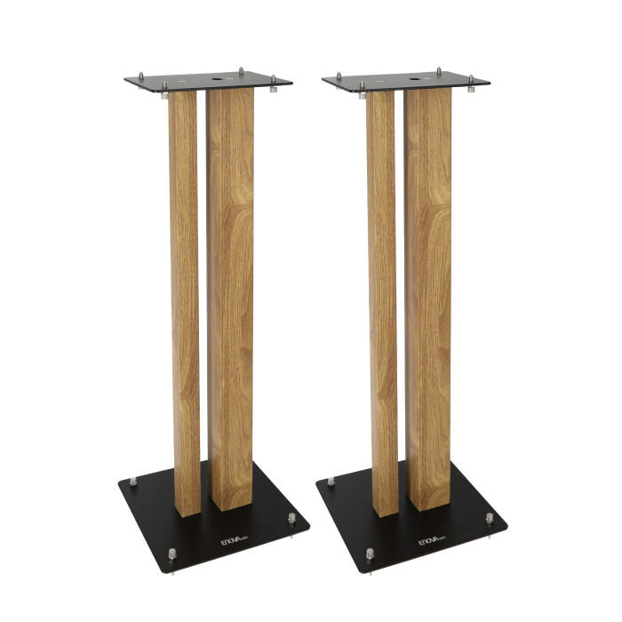Pieds d'Enceintes Par Paire - Finition Bois