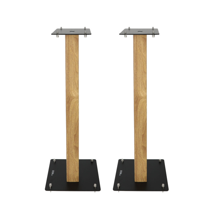 Pieds d'Enceintes Par Paire - Finition Bois