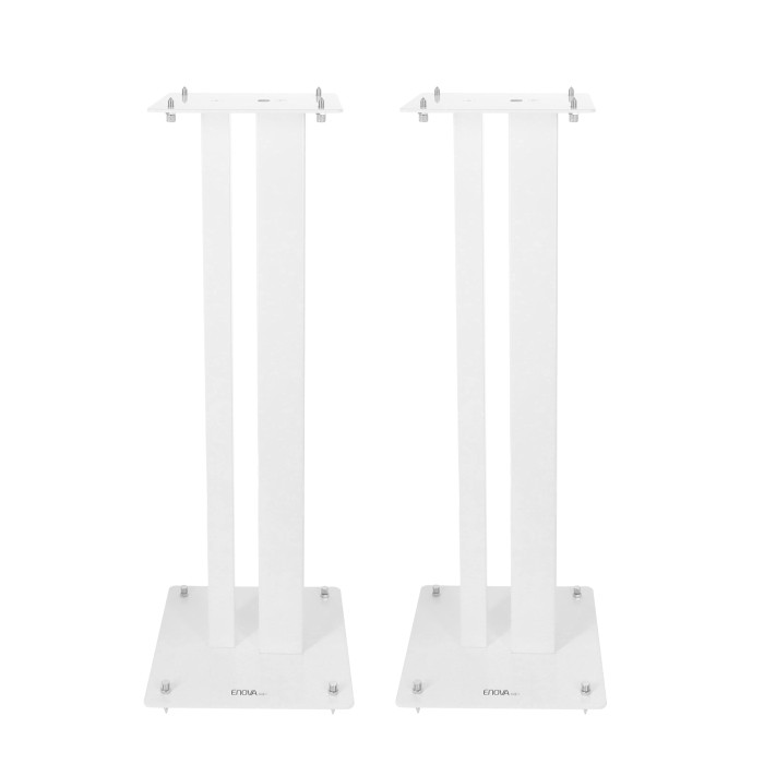 Pieds d'Enceintes Par Paire - Finition Blanc