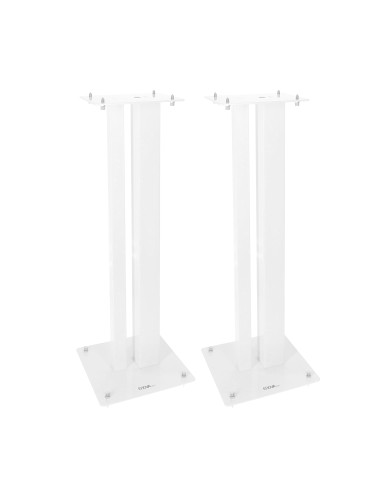 Pieds d'Enceintes Par Paire - Finition Blanc