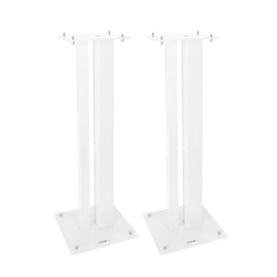 Pieds d'Enceintes Par Paire - Finition Blanc