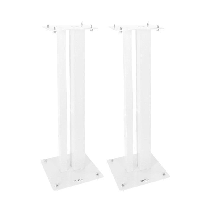 Pieds d'Enceintes Par Paire - Finition Blanc