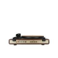 Platine Vintage Hifi + Enceintes - Finition Bois Foncé
