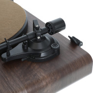 Platine Vintage Hifi + Enceintes - Finition Bois Foncé