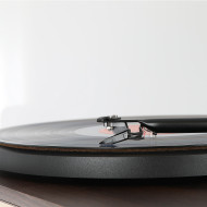 Platine Vintage Hifi + Enceintes - Finition Bois Foncé