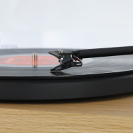 Platine Vinyle Hifi à Courroie USB/Récepteur Bluetooth + Enceintes Passives en Finition Hêtre