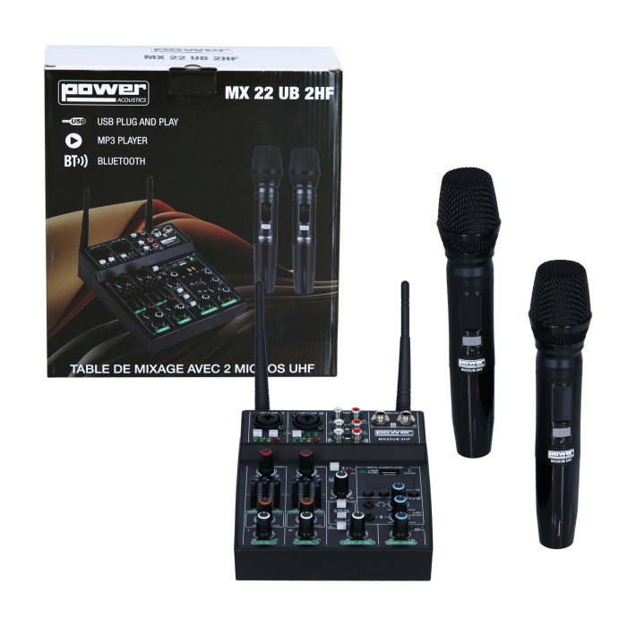 Table De Mixage Et 2 Micros UHF