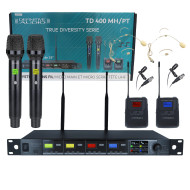 Double Micro Main Et Micro Serre-Tête UHF - True Diversity Serie