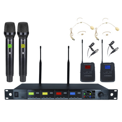 Double Micro Main Et Micro Serre-Tête UHF - True Diversity Serie