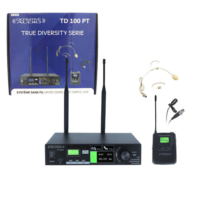 Simple Micro Serre Tête UHF - True Diversity Serie