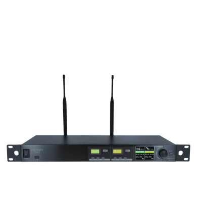 Double Micro Serre Tête UHF  - True Diversity Serie
