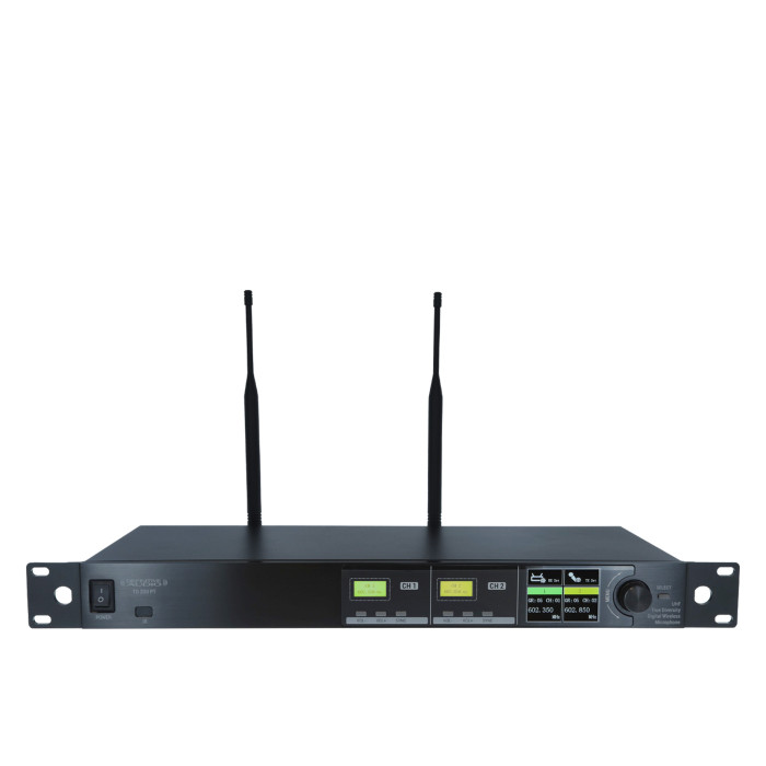 Double Micro Serre Tête UHF  - True Diversity Serie