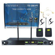 Double Micro Serre Tête UHF  - True Diversity Serie