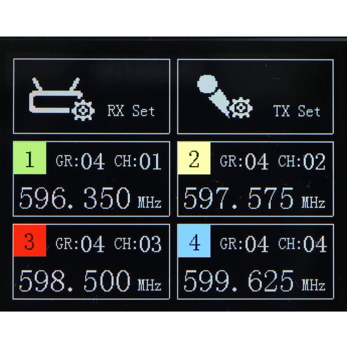 Micro Quadruple UHF - True Diversity Serie