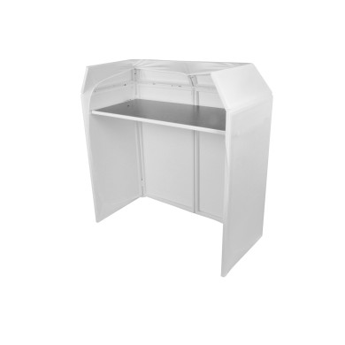 Stand DJ avec Lycra Blanc