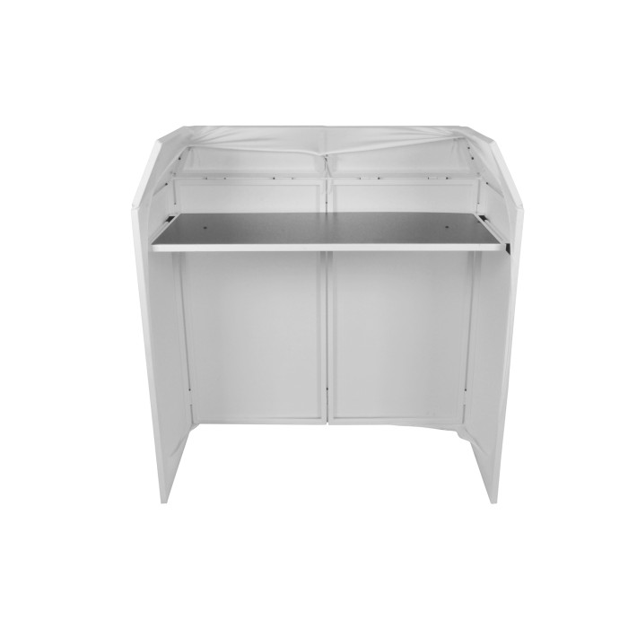 Stand DJ avec Lycra Blanc