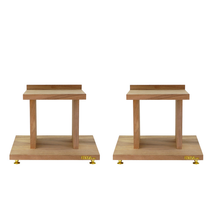 Pieds D'Enceintes Hifi Vintage - Finition Bois - Vendue Par Paire