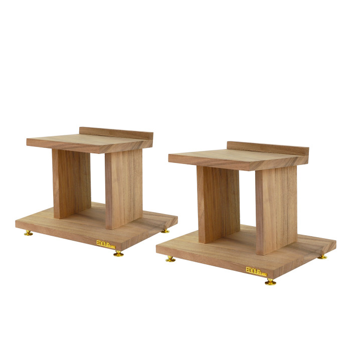 Pieds D'Enceintes Hifi Vintage - Finition Bois - Vendue Par Paire