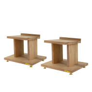Pieds D'Enceintes Hifi Vintage - Finition Bois - Vendue Par Paire