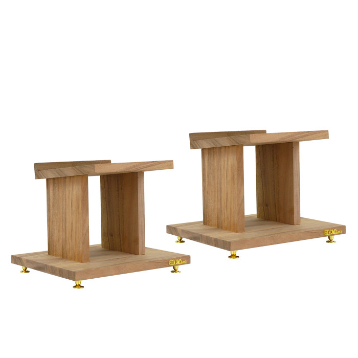 Pieds D'Enceintes Hifi Vintage - Finition Bois - Vendue Par Paire