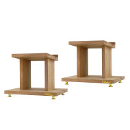 Pieds D'Enceintes Hifi Vintage - Finition Bois - Vendue Par Paire