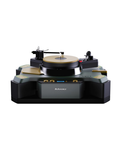 Platine Vinyle Premium Avec Isolation Et Multi-bras - GREEN / GOLD