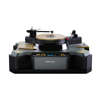 Platine Vinyle Premium Avec Isolation Et Multi-bras - GREEN / GOLD