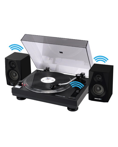 Platine Vinyle RT-1 BT + Enceintes Monitoring DSM-3 BT