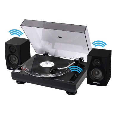 Platine Vinyle RT-1 BT + Enceintes Monitoring DSM-3 BT