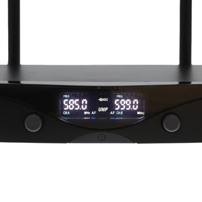 Double Micros : Main + Serre tête UHF
