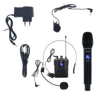 Double Micros : Main + Serre tête UHF