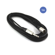 Câble 1m - JACK STÉRÉO Mâle - XLR 3 PIN Mâle