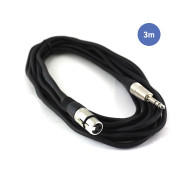Câble 3m - JACK MONO Mâle - XLR 3 PIN Femelle