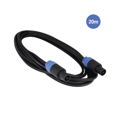 Câble 20m - SPEAKON Mâle - SPEAKON Mâle