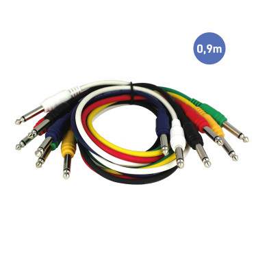 Câble 0,9m - JACK MONO Mâle - JACK MONO Mâle