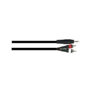 Câble 1,5m - MINI JACK STEREO Mâle - RCA Mâle