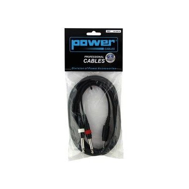 Câble 1,5m - MINI JACK STEREO Mâle - JACK MONO Mâle
