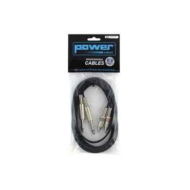 Câble 1,5m - JACK MONO Mâle - RCA Mâle