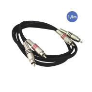 Câble 1,5m - RCA Mâle - RCA Mâle