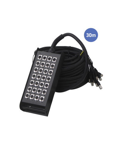 Multipaires Boîtier Scène 30m - 24 IN / 4 OUT