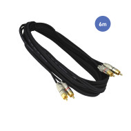 Câble 6m - RCA Mâle - RCA Mâle
