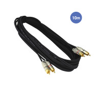 Câble 10m - RCA Mâle - RCA Mâle