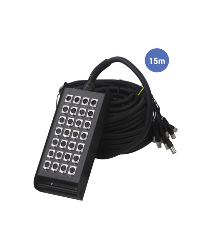 Multipaires Boîtier Scène 15m - 24 IN / 4 OUT