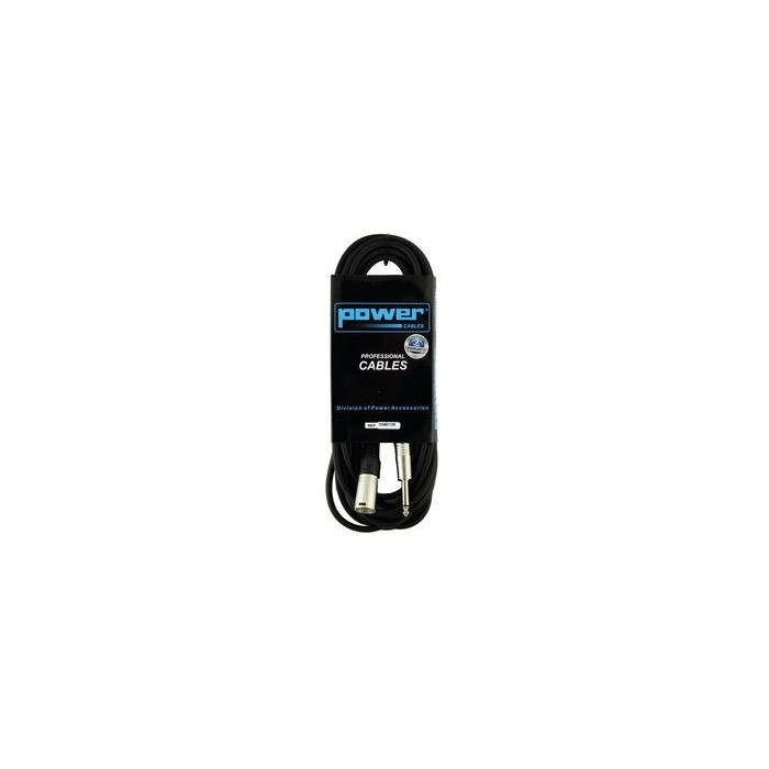 Câble 1m - JACK MONO Mâle - XLR 3 PIN Mâle