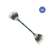 Octopaires 3m - JACK STEREO Mâle - JACK STEREO Mâle
