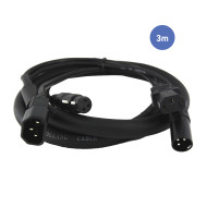 Câble 3m - SHUCKO Mâle - SHUCKO Femelle